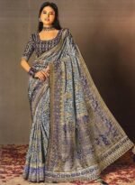 Women's Saree with Matching Blouse Piece| Trending| Stunning Designs| - Image 2